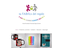 Tablet Screenshot of fabricadelregalo.com